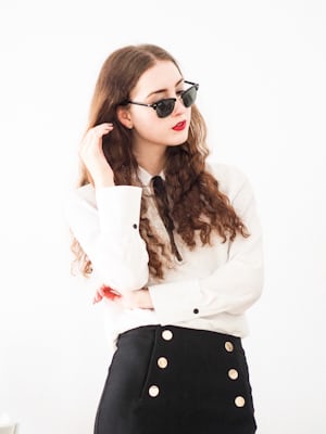 Monochrome Shirt Co-ord Set